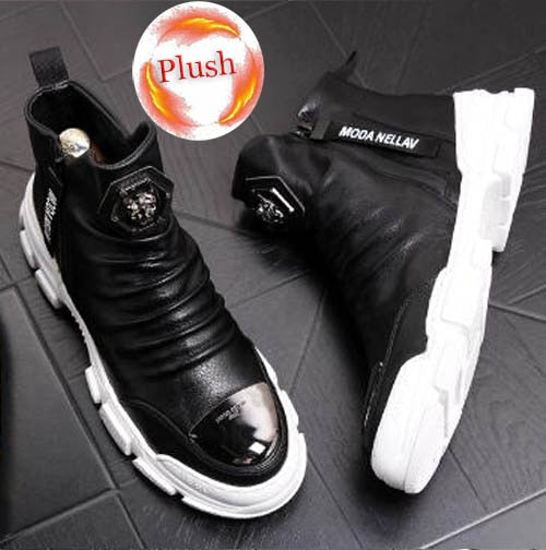 Genuine Leather Fashion Snow Boot