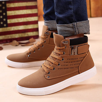 winter Lace-up men shoes