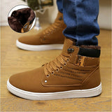 winter Lace-up men shoes